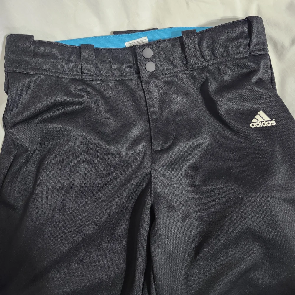 ADIDAS Youth Baseball Pants XL Black - Picture 4 of 7